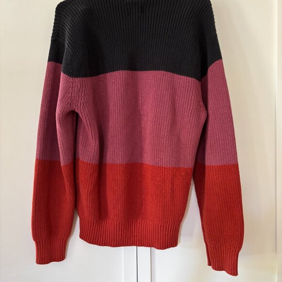 OBEY JONI sweater color block (MEN size S, but fits L WOMAN) - Picture 6 of 8